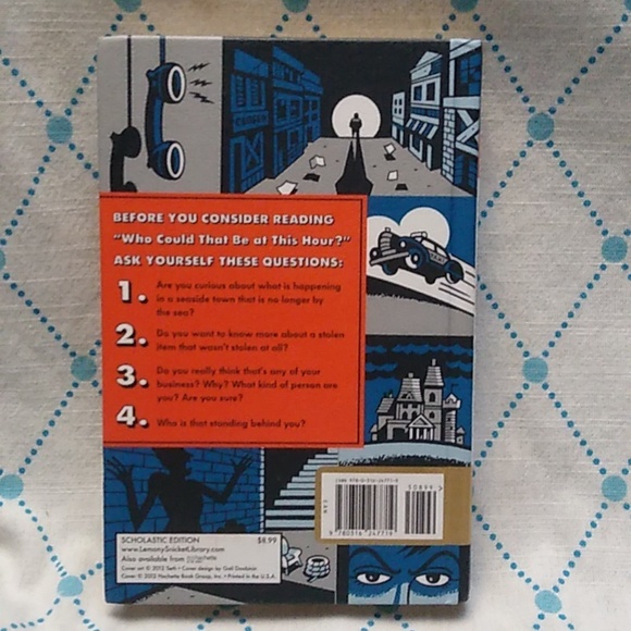 Lemony Snicket Who Could That Be At This Hour Junior Fiction Mystery - Picture 2 of 5